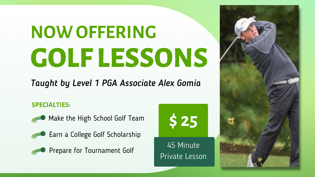 Golf Lessons Offered by Alex Gomia