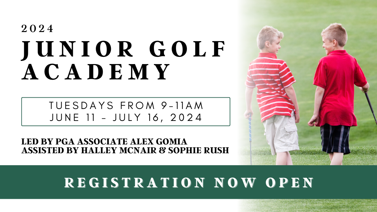 Junior Golf Academy Open for Registration